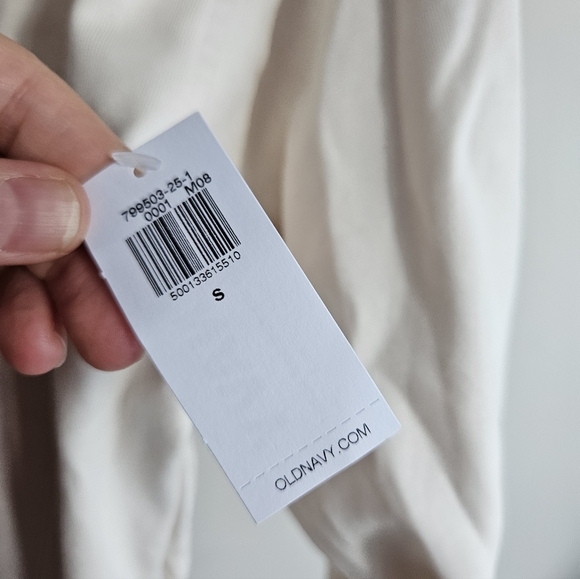 NWT Old Navy Dynamic Fleece Half-Zip Sweatshirt Cream And Sweatpants Set - Picture 7 of 11